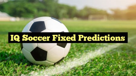 IQ Soccer Fixed Predictions